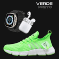 Kit com Tênis Pro + SmartWatch + Fone Bluetooth | Envio Imediato