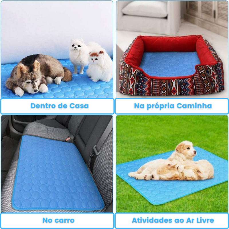 CoolingPet™ - Tapete Refrescante Para Pets | Mais Alívio Para Seu Amigo | Envio Imediato
