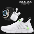 Kit com Tênis Pro + SmartWatch + Fone Bluetooth | Envio Imediato
