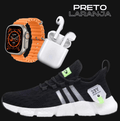 Kit com Tênis Pro + SmartWatch + Fone Bluetooth | Envio Imediato