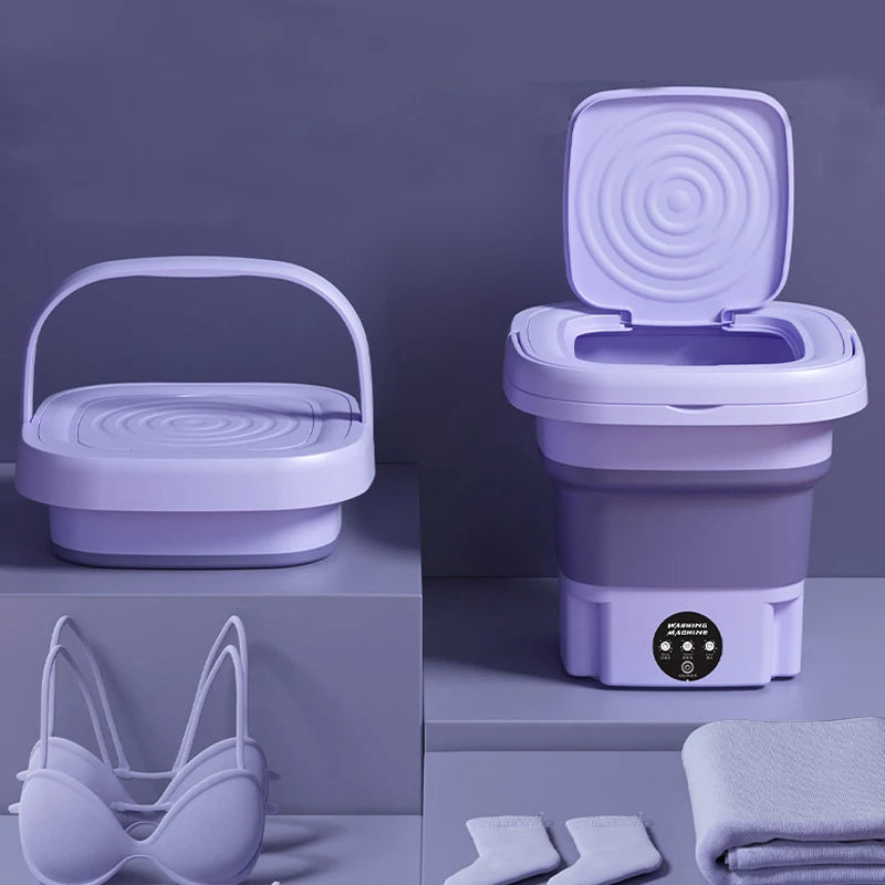 Máquina de Lavar Portátil 6,5L com Centrifugação Para Peças Pequenas