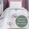 Coberdrom Infantil Em Sherpa Para Menino ou Menina